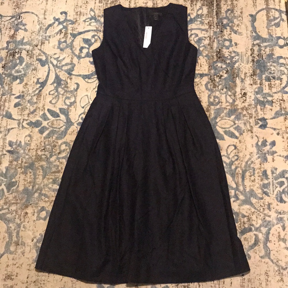 NWT J.Crew 100% wool V-neck dress, size 4